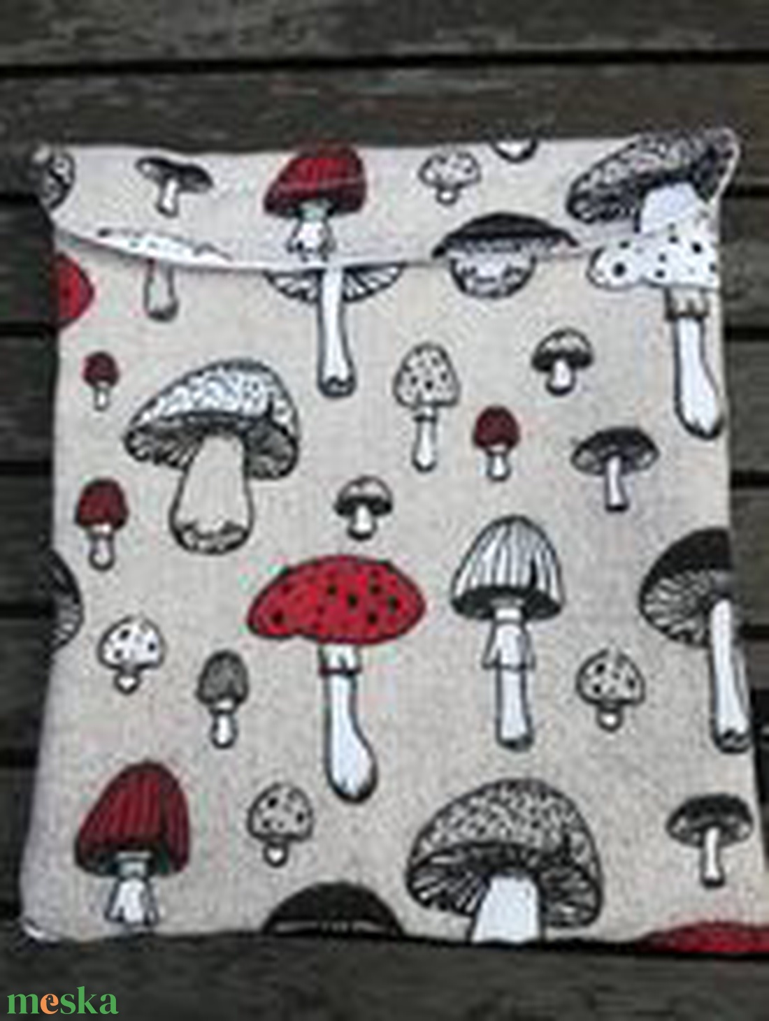 Nowaste, uzsis tasak, snackbag, gombás - táska & tok - uzsonna- & ebéd tartó - szendvics csomagoló - Meska.hu