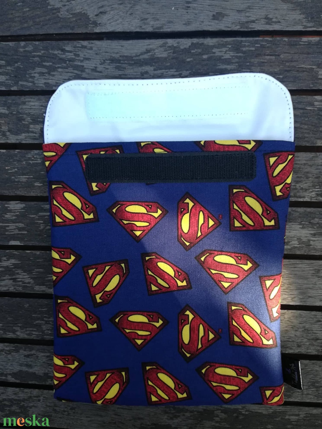 Nowaste, uzsis tasak, snackbag, superman - táska & tok - uzsonna- & ebéd tartó - szendvics csomagoló - Meska.hu
