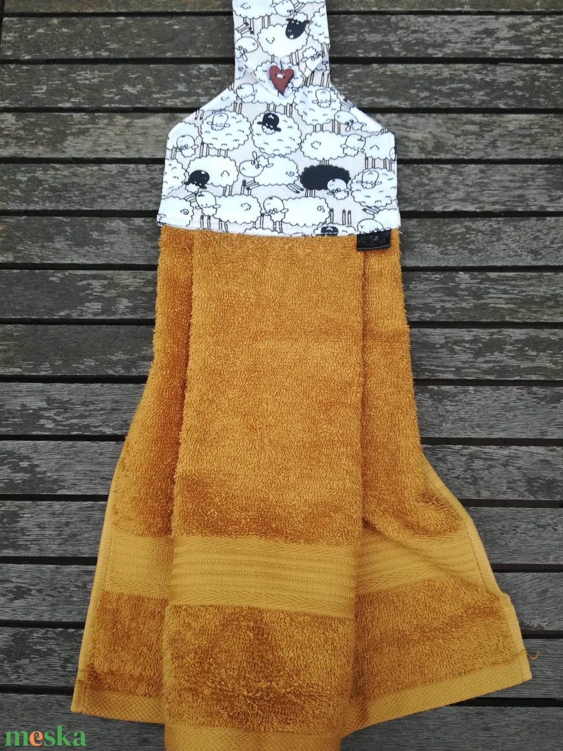 Konyhai kéztörlő, bárányok - otthon & életmód - konyhafelszerelés, tálalás - konyhai textil - konyharuha & törlőkendő - Meska.hu