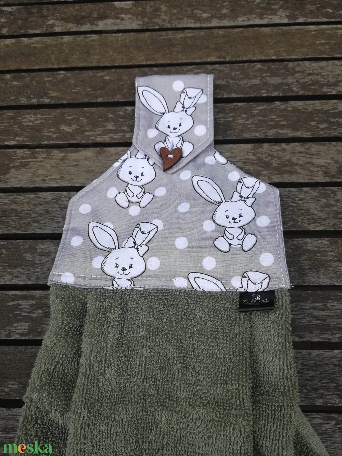 Edényfogó , húsvét, nyulacskák - otthon & életmód - konyhafelszerelés, tálalás - konyhai textil - edényfogó & edényfedő - Meska.hu