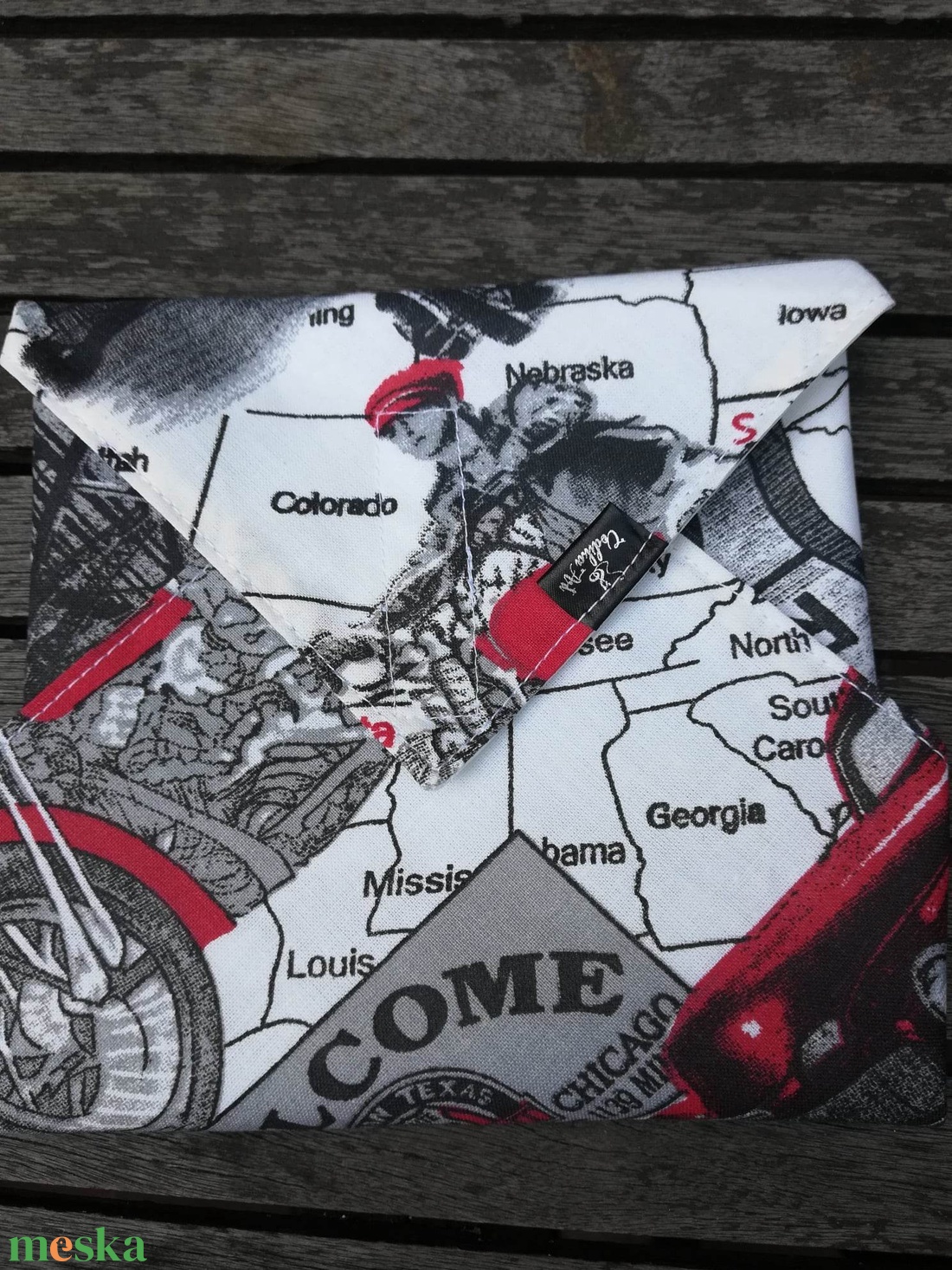 Ujraszalvéta, a 66-os úton...... - táska & tok - uzsonna- & ebéd tartó - szendvics csomagoló - Meska.hu