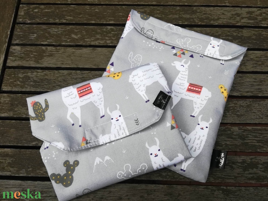 NoWaste, snackbag, uzsis garnitura. lámák - táska & tok - uzsonna- & ebéd tartó - szendvics csomagoló - Meska.hu NoWaste, snackbag, uzsis garnitura. lámák - táska & tok - uzsonna- & ebéd tartó - szendvics csomagoló - Meska.hu