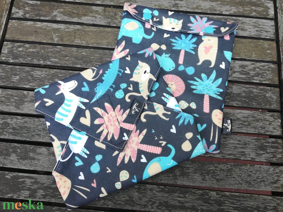 NoWaste, snackbag, dzsungel állatai - táska & tok - uzsonna- & ebéd tartó - szendvics csomagoló - Meska.hu NoWaste, snackbag, dzsungel állatai - táska & tok - uzsonna- & ebéd tartó - szendvics csomagoló - Meska.hu