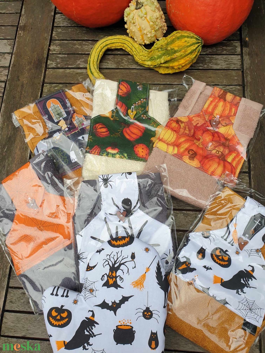 Edényfogó kesztyű, halloween  - otthon & életmód - konyhafelszerelés, tálalás - konyhai textil - edényfogó & edényfedő - Meska.hu