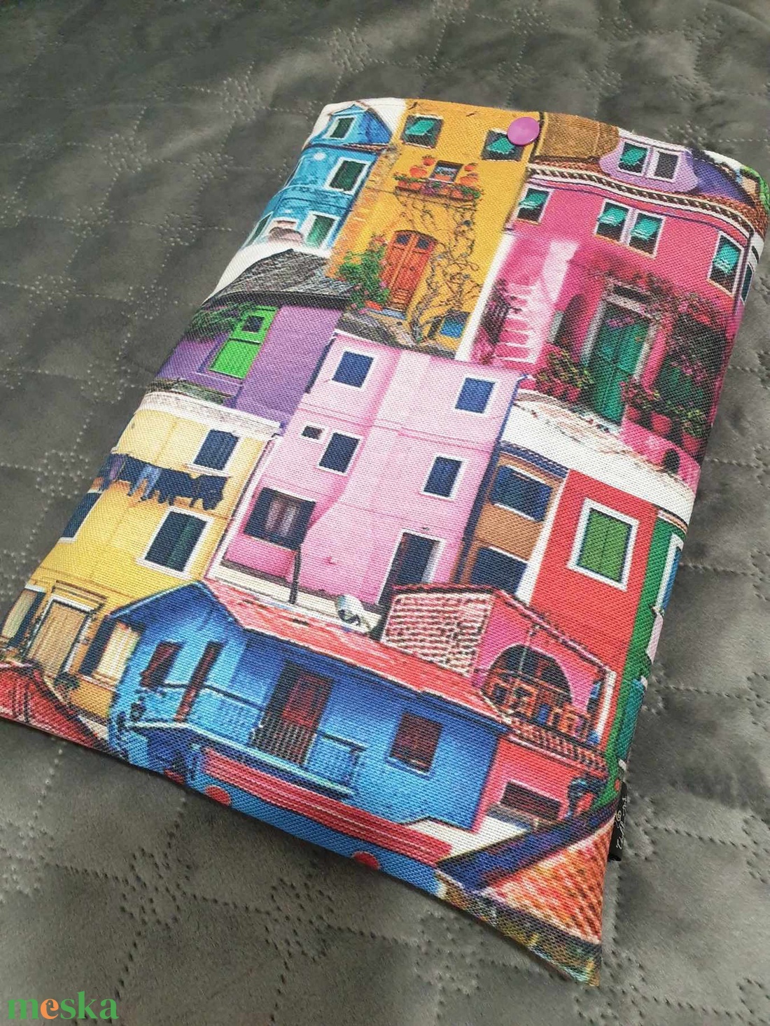 Könyvtok, Gszínes házak... - könyv & zene - könyvtok - Meska.hu