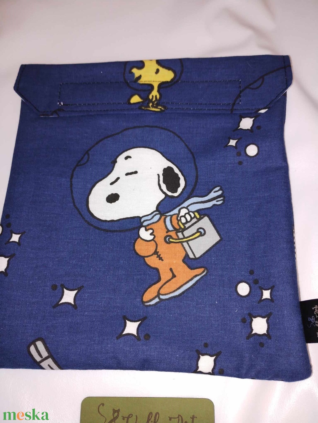 Nowaste, SNACKBAG Snoopy az ürben, kék - táska & tok - uzsonna- & ebéd tartó - szendvics csomagoló - Meska.hu Nowaste, SNACKBAG Snoopy az ürben, kék - táska & tok - uzsonna- & ebéd tartó - szendvics csomagoló - Meska.hu