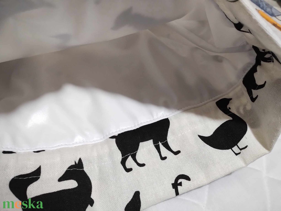 Kenyeres zsák, PUL-lal bélelt, csempe mintás - táska & tok - bevásárlás & shopper táska - kenyeres zsák - Meska.hu Kenyeres zsák, PUL-lal bélelt, csempe mintás - táska & tok - bevásárlás & shopper táska - kenyeres zsák - Meska.hu