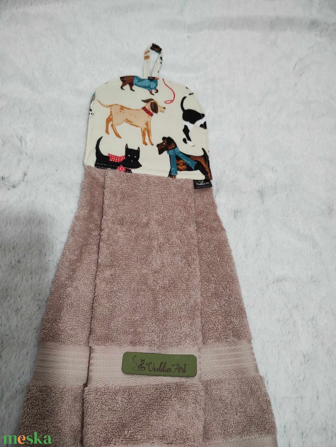 Baba törölköző, ovis törölköző, kutyák - otthon & életmód - fürdőszoba - törölköző - Meska.hu