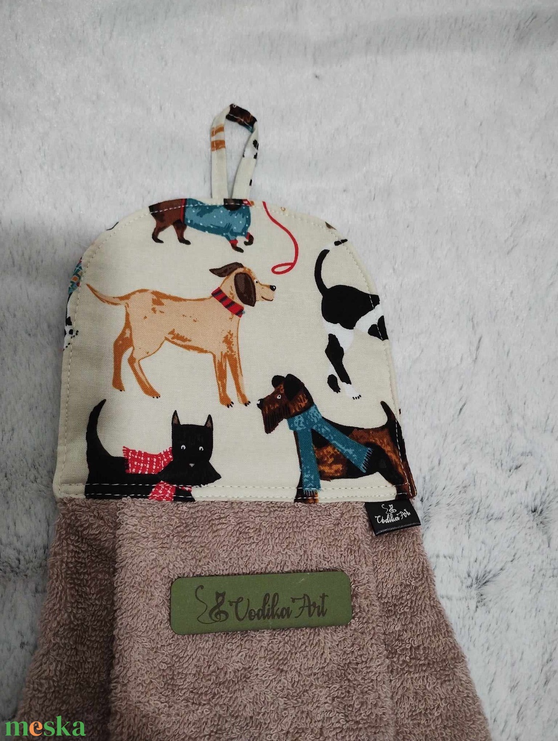 Baba törölköző, ovis törölköző, kutyák - otthon & életmód - fürdőszoba - törölköző - Meska.hu