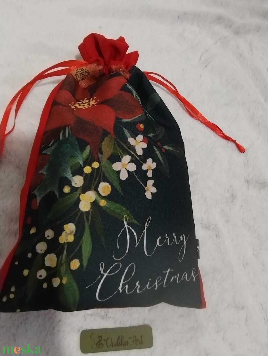 Mikulás zsák, merry christmas..... - karácsony - mikulás - mikulás zsák, zokni, csizma - Meska.hu
