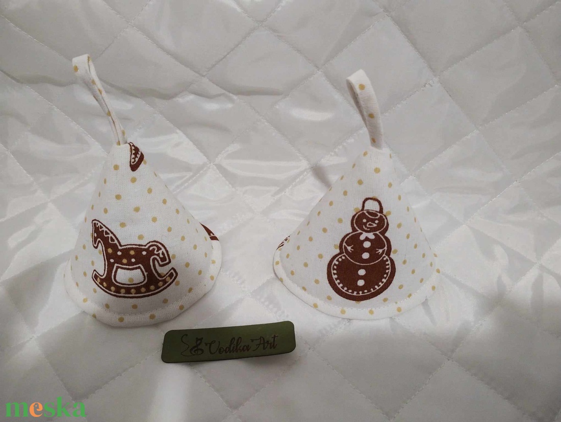 Manósapka, fülfogó, mézeskalács - otthon & életmód - konyhafelszerelés, tálalás - konyhai textil - edényfogó & edényfedő - Meska.hu