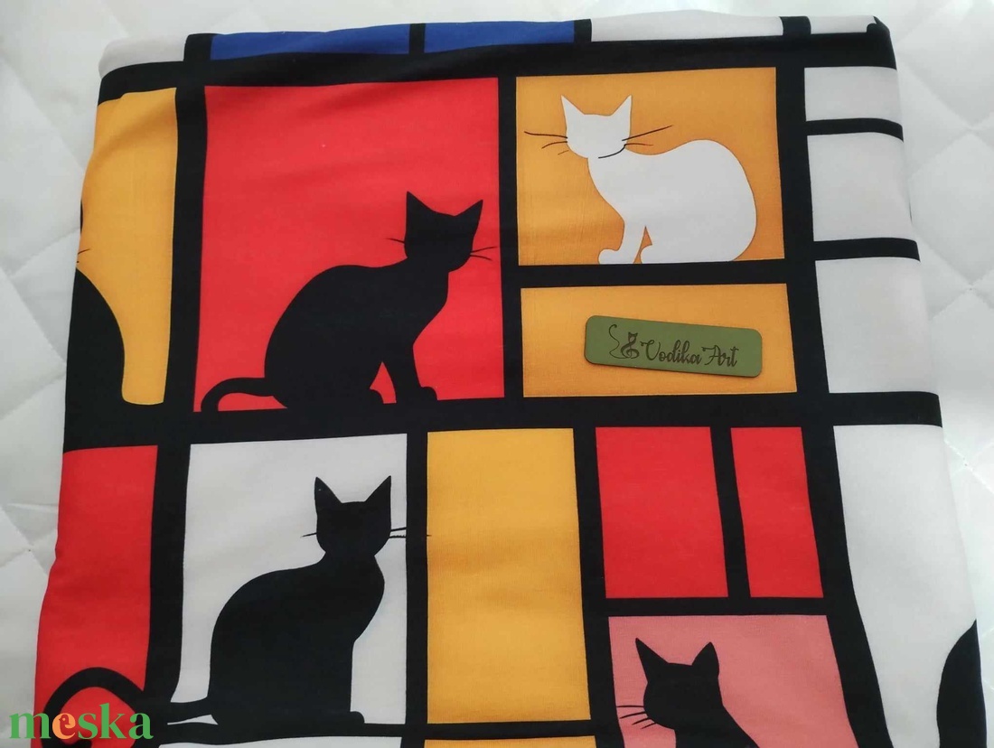 Macskák,  kámzsa, körsál, sapkasál - ruha & divat - sál, sapka, kendő - sál - Meska.hu