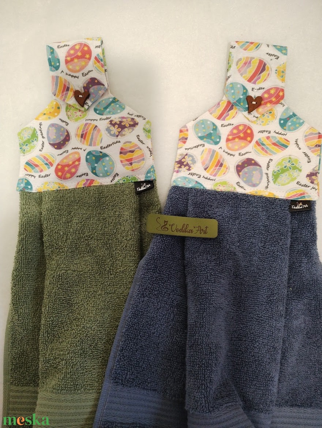 Edényfogó kesztyű, húsvéti tojások - otthon & életmód - konyhafelszerelés, tálalás - konyhai textil - edényfogó & edényfedő - Meska.hu