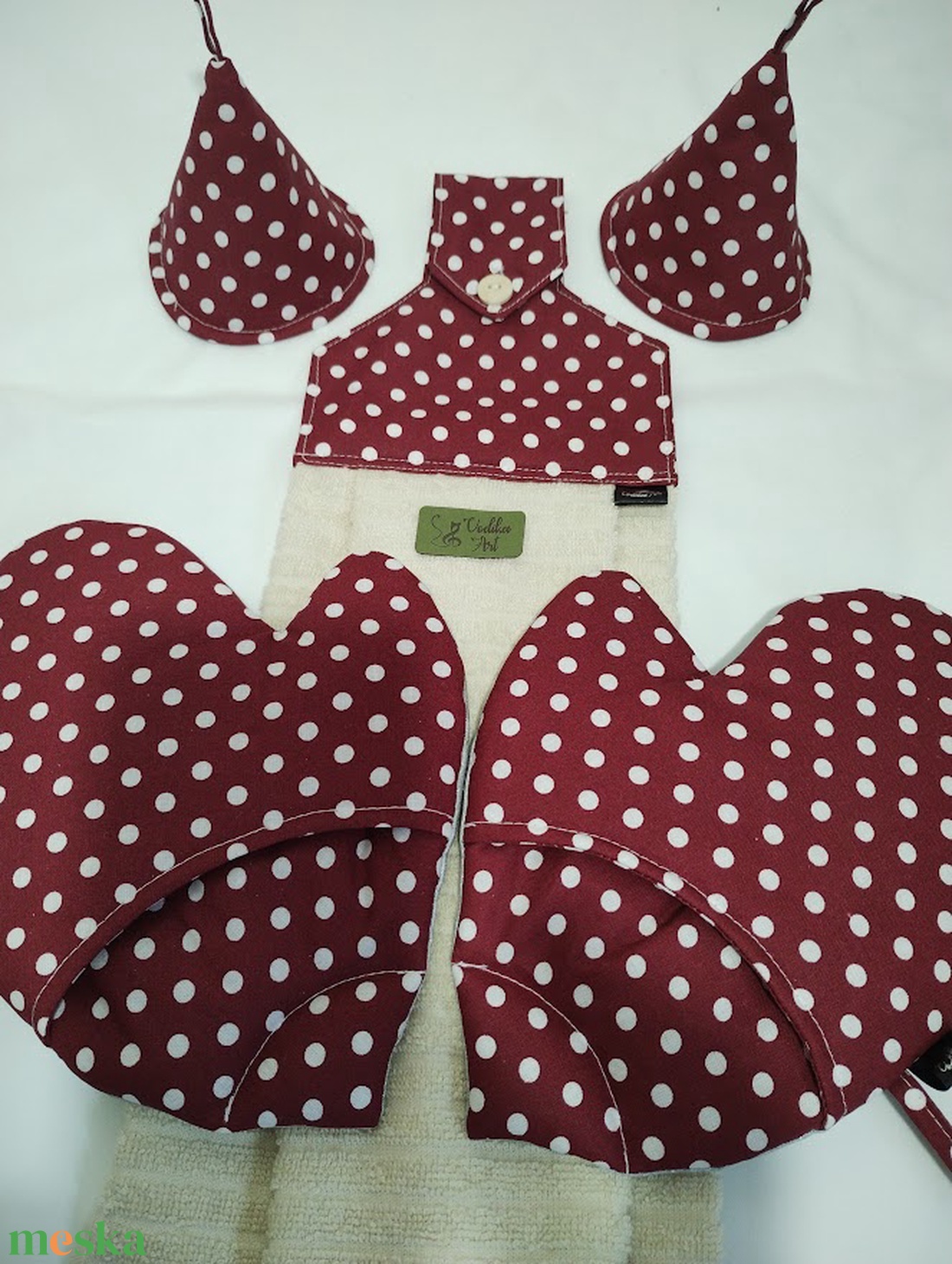 Konyhai szett, pöttyök....... - otthon & életmód - konyhafelszerelés, tálalás - konyhai textil - edényfogó & edényfedő - Meska.hu Konyhai szett, pöttyök....... - otthon & életmód - konyhafelszerelés, tálalás - konyhai textil - edényfogó & edényfedő - Meska.hu