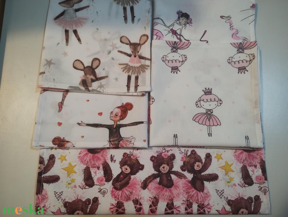 5 db textil szalvéta, balerinák.... - otthon & életmód - konyhafelszerelés, tálalás - konyhai textil - szalvéta - Meska.hu