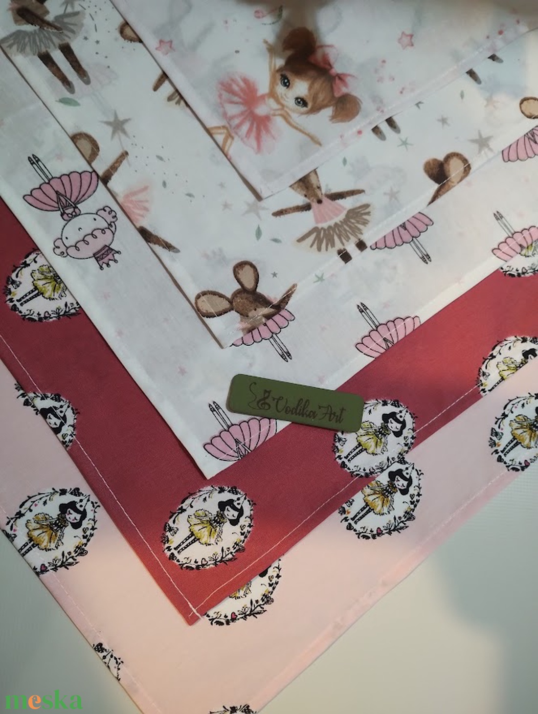 5 db textil szalvéta, balerinák.... - otthon & életmód - konyhafelszerelés, tálalás - konyhai textil - szalvéta - Meska.hu