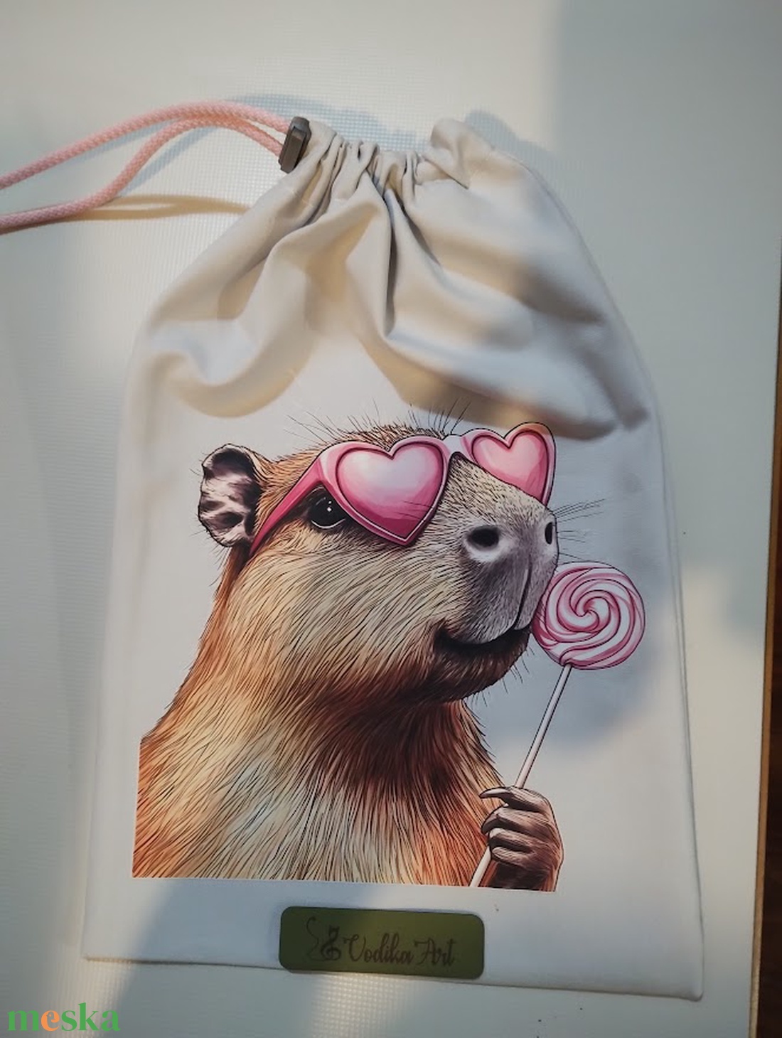 Tisztasági zsák, capybara - játék & sport - ovis felszerelés - tisztasági csomag - Meska.hu Tisztasági zsák, capybara - játék & sport - ovis felszerelés - tisztasági csomag - Meska.hu