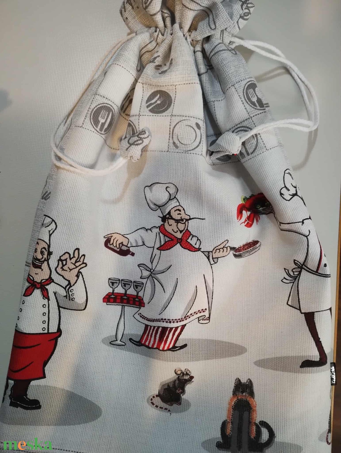 Lecsó, konyhai kötény,  - otthon & életmód - konyhafelszerelés, tálalás - konyhai textil - kötény - Meska.hu