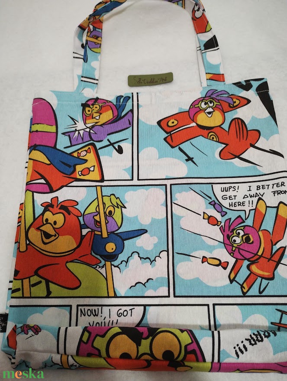 Bevásárló táska, öko szatyor, angry birds - táska & tok - bevásárlás & shopper táska - shopper, textiltáska, szatyor - Meska.hu
