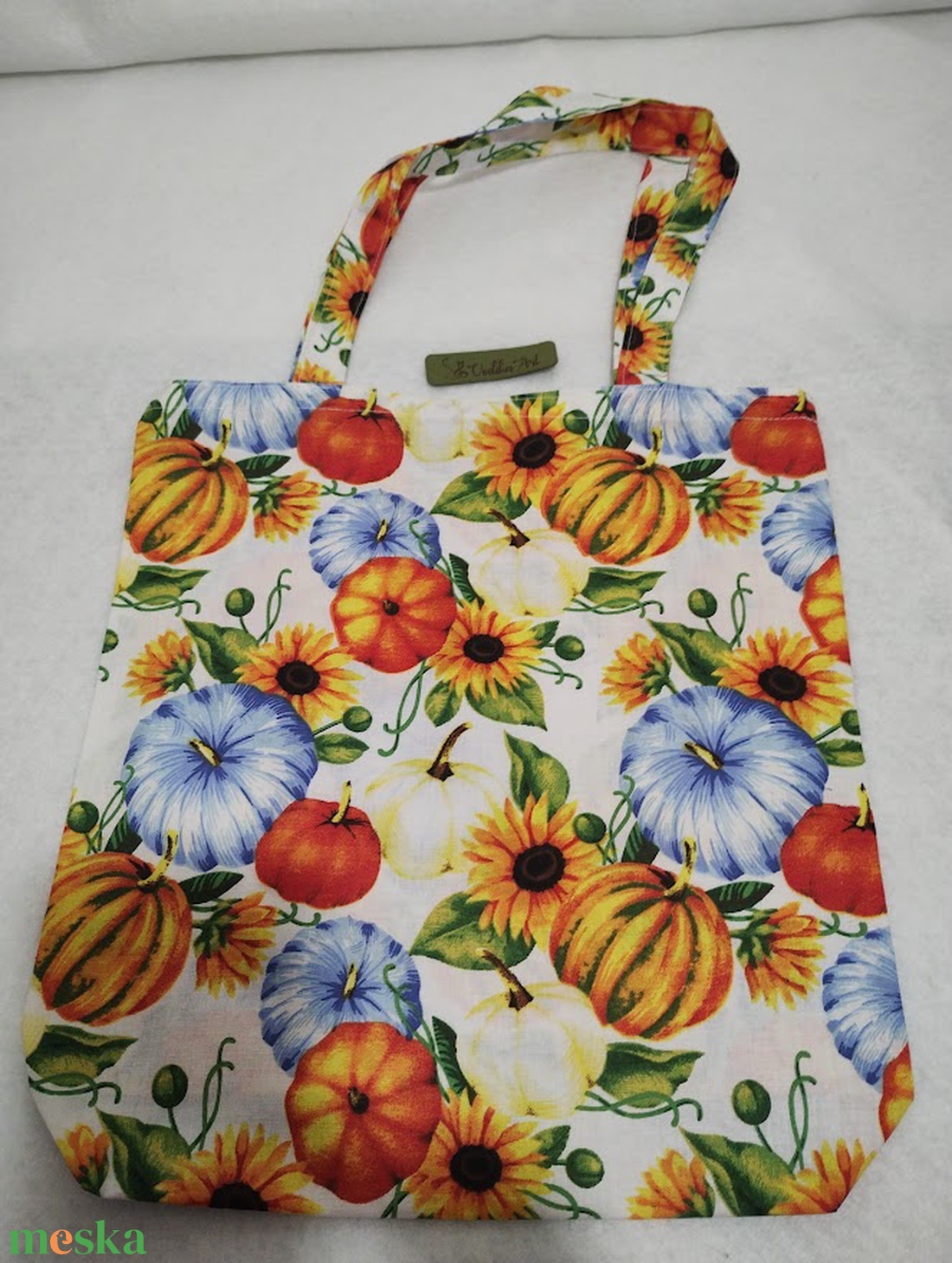 Tökös kis bevásárló táska, öko szatyor,  - táska & tok - bevásárlás & shopper táska - shopper, textiltáska, szatyor - Meska.hu