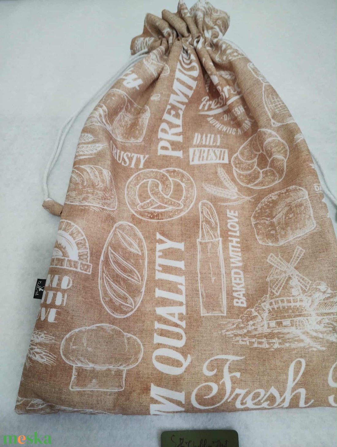 Kenyeres zsák PUL béléssel, bread..... - táska & tok - bevásárlás & shopper táska - kenyeres zsák - Meska.hu