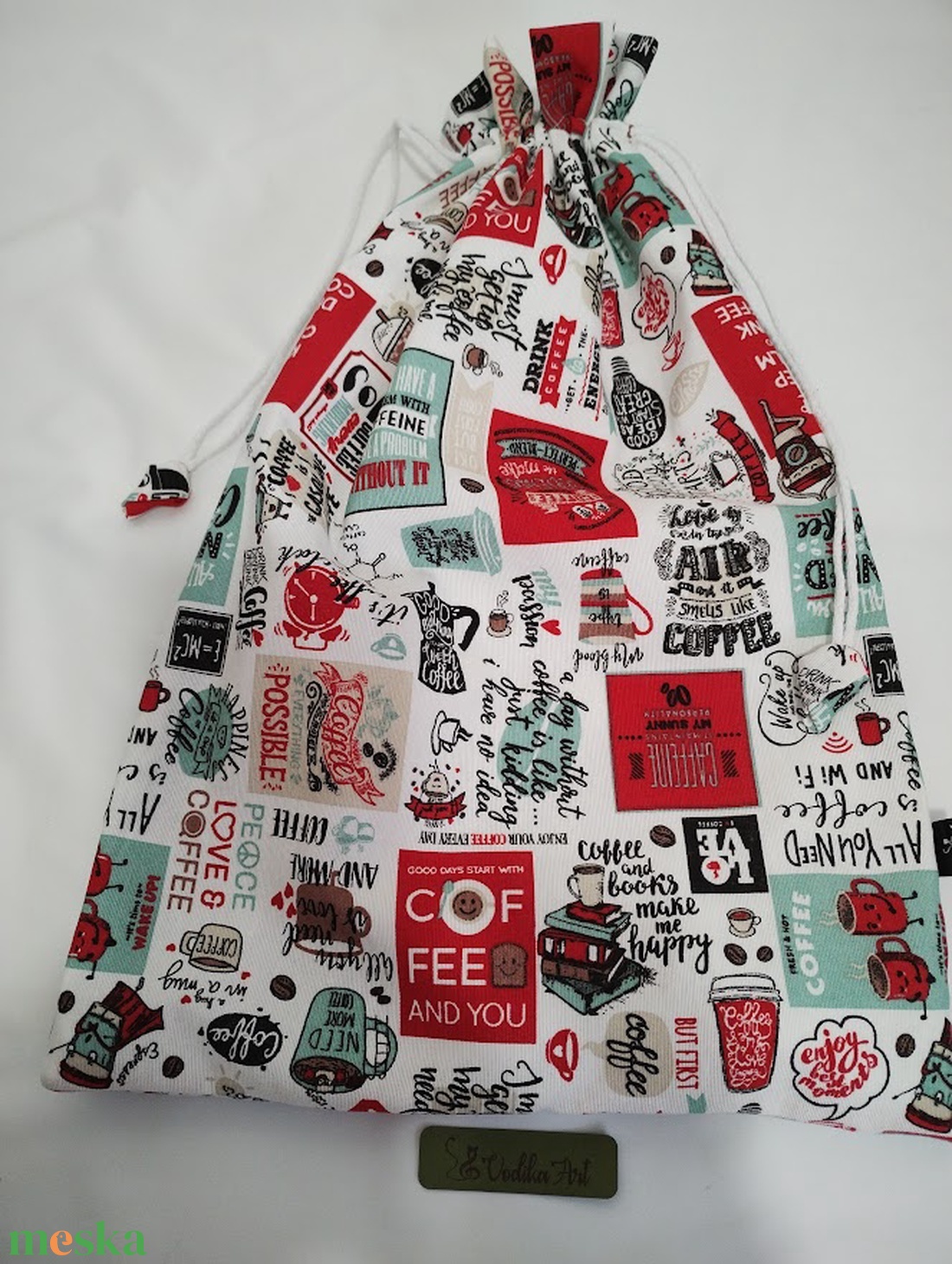 Kenyeres zsák PUL béléssel, kávé minden mennyiségben... - táska & tok - bevásárlás & shopper táska - kenyeres zsák - Meska.hu