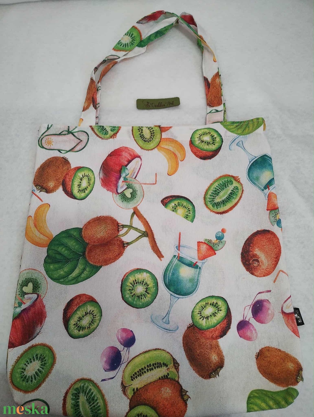 Öko szatyor, bevásárló táska, zöldségek - táska & tok - bevásárlás & shopper táska - shopper, textiltáska, szatyor - Meska.hu