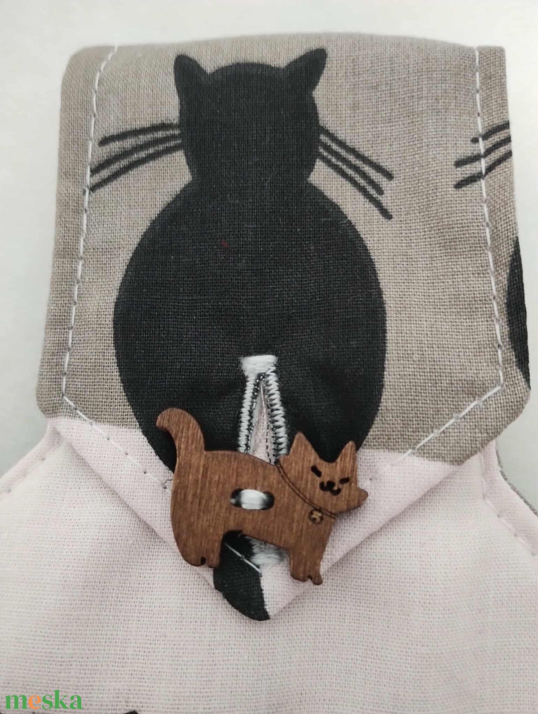 Konyhai kéztörlő,  durcás cicák... - otthon & életmód - konyhafelszerelés, tálalás - konyhai textil - konyharuha & törlőkendő - Meska.hu