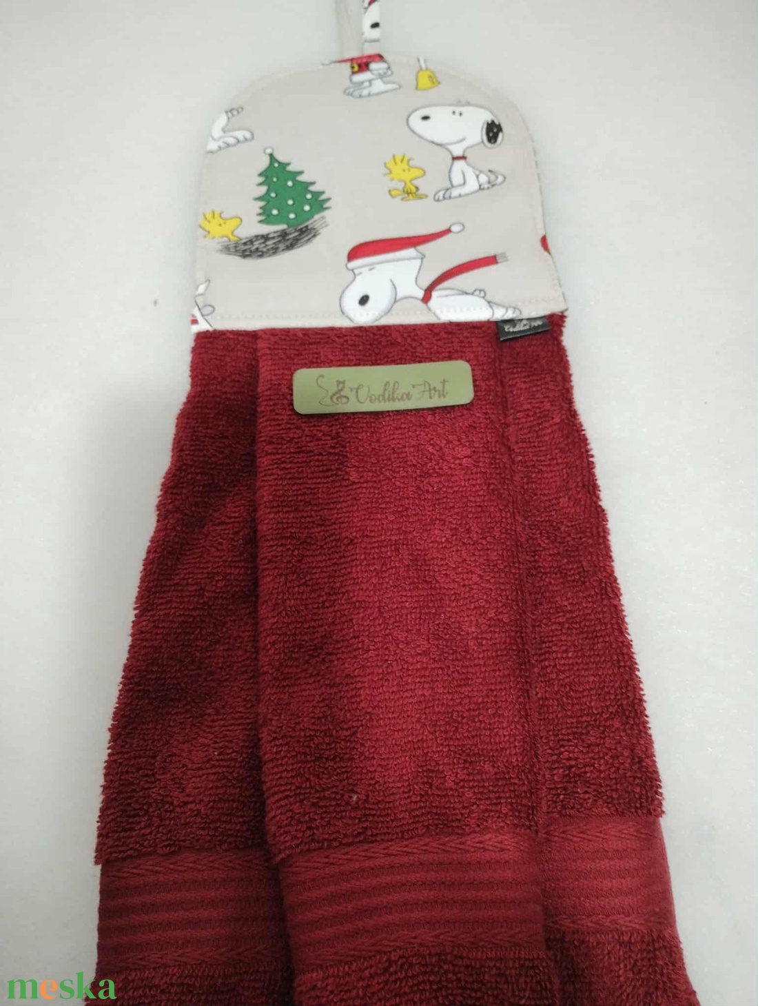 Baba törölköző, ovis törölköző, Snoopy és az ő kismadara - otthon & életmód - fürdőszoba - törölköző - Meska.hu