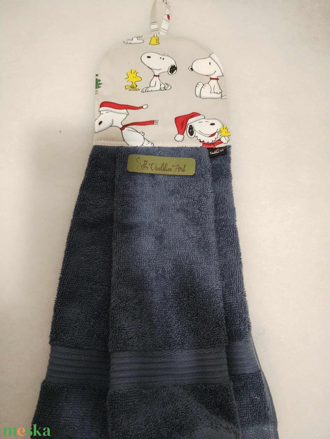Baba törölköző, ovis törölköző, Snoopy és sok kicsi woodstock - otthon & életmód - fürdőszoba - törölköző - Meska.hu