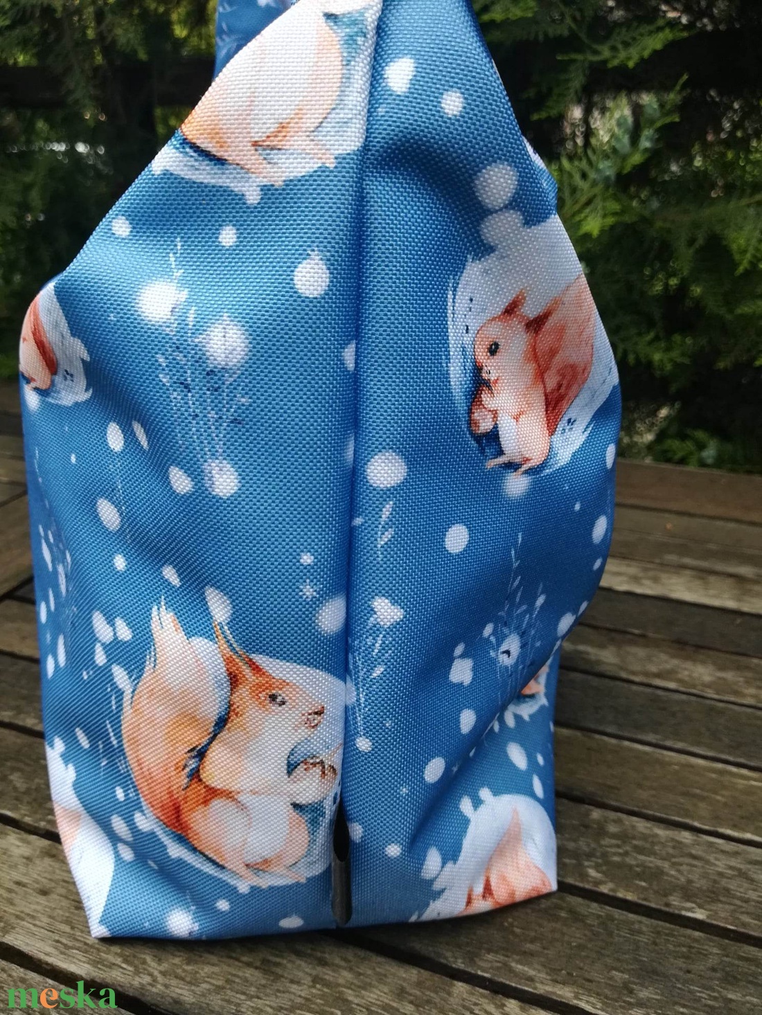 Uzsonnás táska, mókusok - táska & tok - uzsonna- & ebéd tartó - ebéd tasak, doboz - Meska.hu