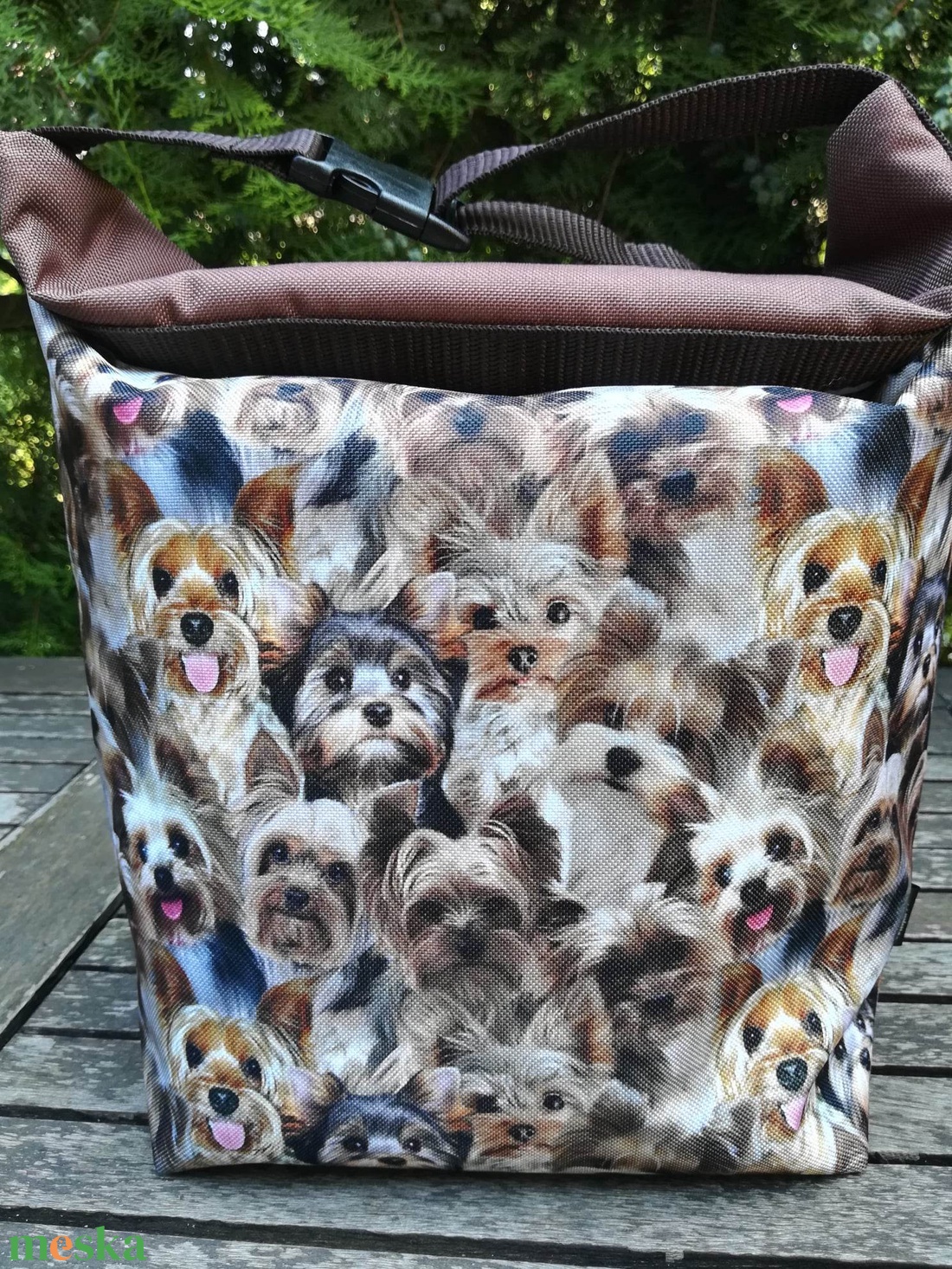 Uzsonnás táska , tündéri yorki babák... - táska & tok - uzsonna- & ebéd tartó - ebéd tasak, doboz - Meska.hu