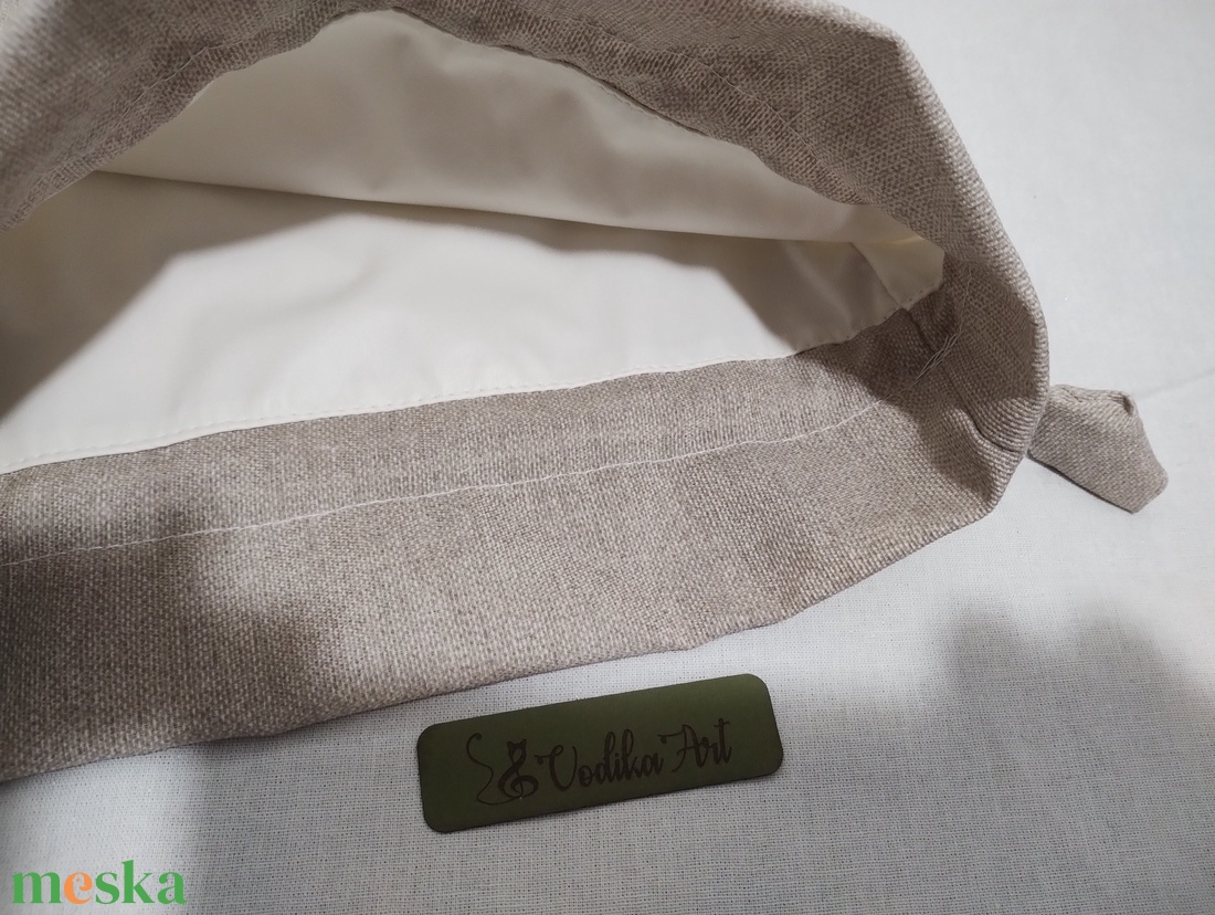 Kenyeres zsák PUL béléssel, natúr - táska & tok - bevásárlás & shopper táska - kenyeres zsák - Meska.hu