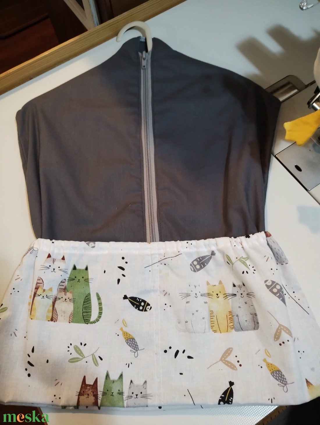 Óvodai zsák, cicusos - játék & sport - ovis felszerelés - ovis zsák - Meska.hu