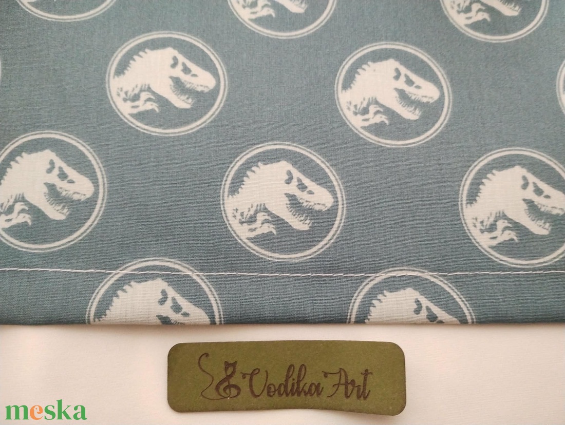 Dínók,  gyerek kötény 3-6 évesre, - otthon & életmód - konyhafelszerelés, tálalás - konyhai textil - kötény - Meska.hu