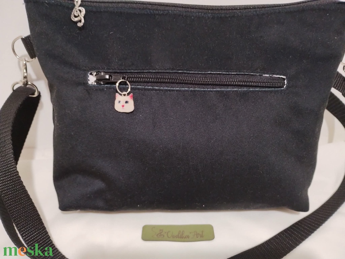 A zene az egy szerelem..... macskazene - táska & tok - kézitáska & válltáska - válltáska - Meska.hu