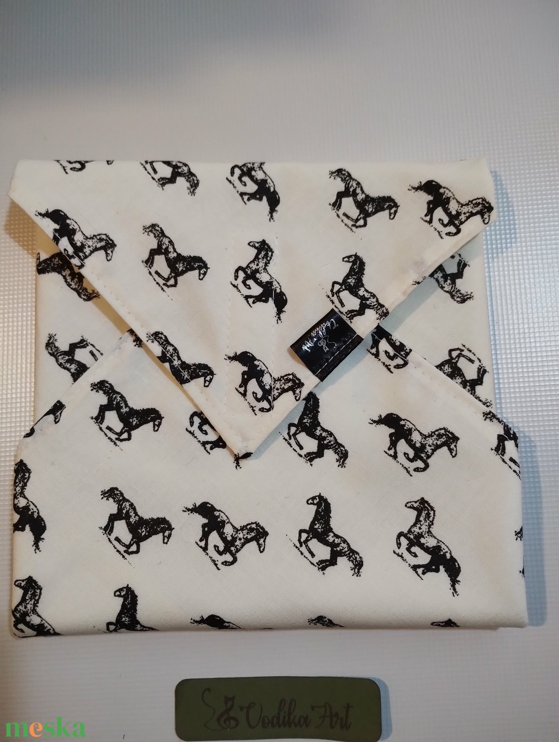 NoWaste, újraszalvéta, lovacskák.... - táska & tok - uzsonna- & ebéd tartó - szendvics csomagoló - Meska.hu