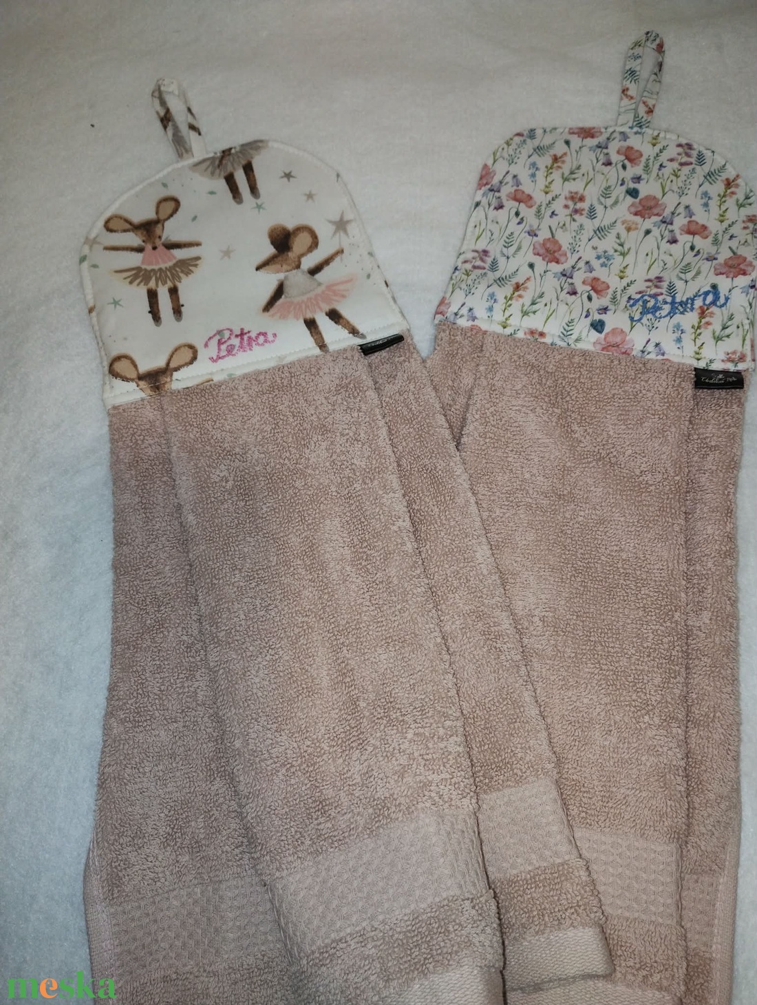 Baba törölköző, ovis törölköző,  névhimzéssel, rendelésre - baba - mama - pelenkázó, babafürdető kellékek - baba törölköző - Meska.hu