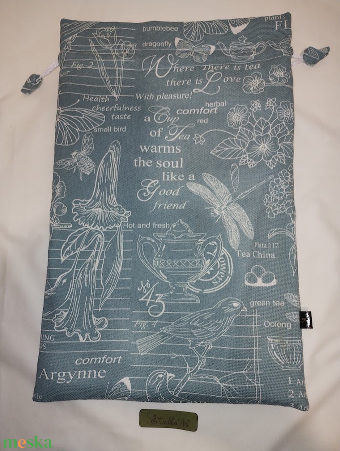 Kenyeres zsák PUL béléssel, flóra és fauna.... - táska & tok - bevásárlás & shopper táska - kenyeres zsák - Meska.hu