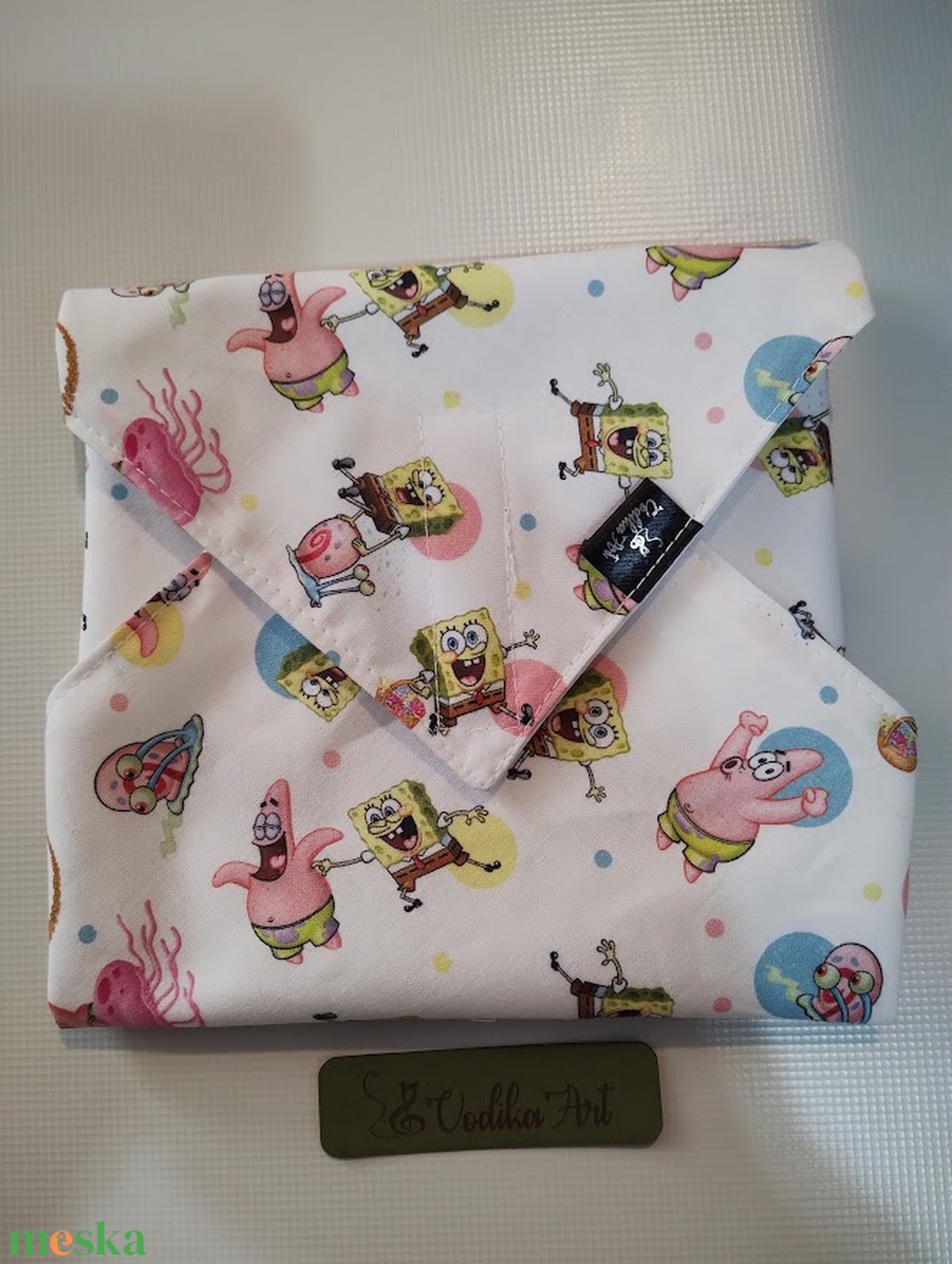 Ujraszalvéta, SpongyaBob és barátja Patrick..... - táska & tok - uzsonna- & ebéd tartó - szendvics csomagoló - Meska.hu