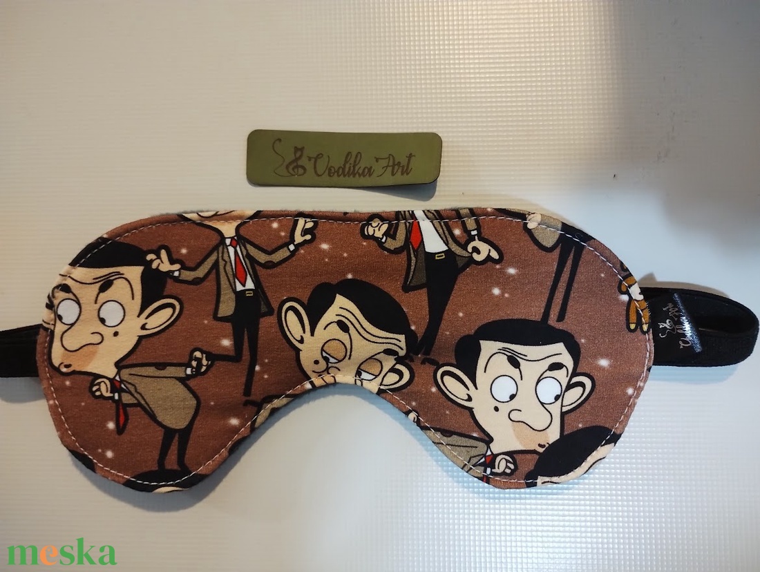 Alvómaszk, Mr. Bean - szépségápolás - arcápolás - alvómaszk, szemmaszk - Meska.hu