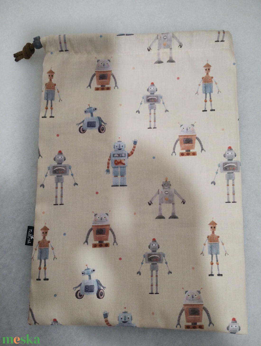 Tisztasági zsák, robotok - táska & tok - bevásárlás & shopper táska - zöldség/gyümölcs zsák - Meska.hu