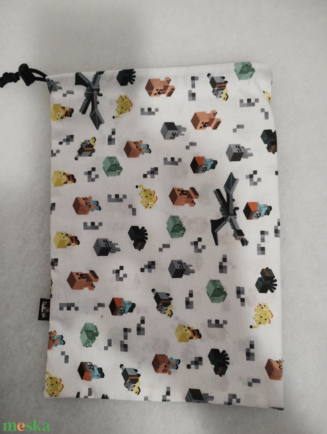 Tisztasági zsák,minecraft - táska & tok - bevásárlás & shopper táska - zöldség/gyümölcs zsák - Meska.hu