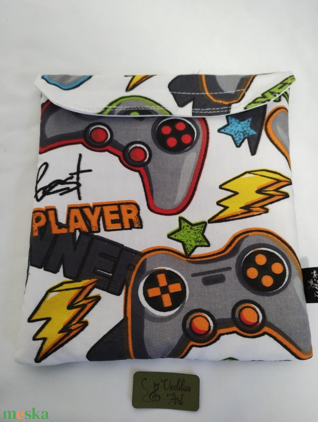 NoWaste, snackbag, gamer.... - táska & tok - uzsonna- & ebéd tartó - szendvics csomagoló - Meska.hu