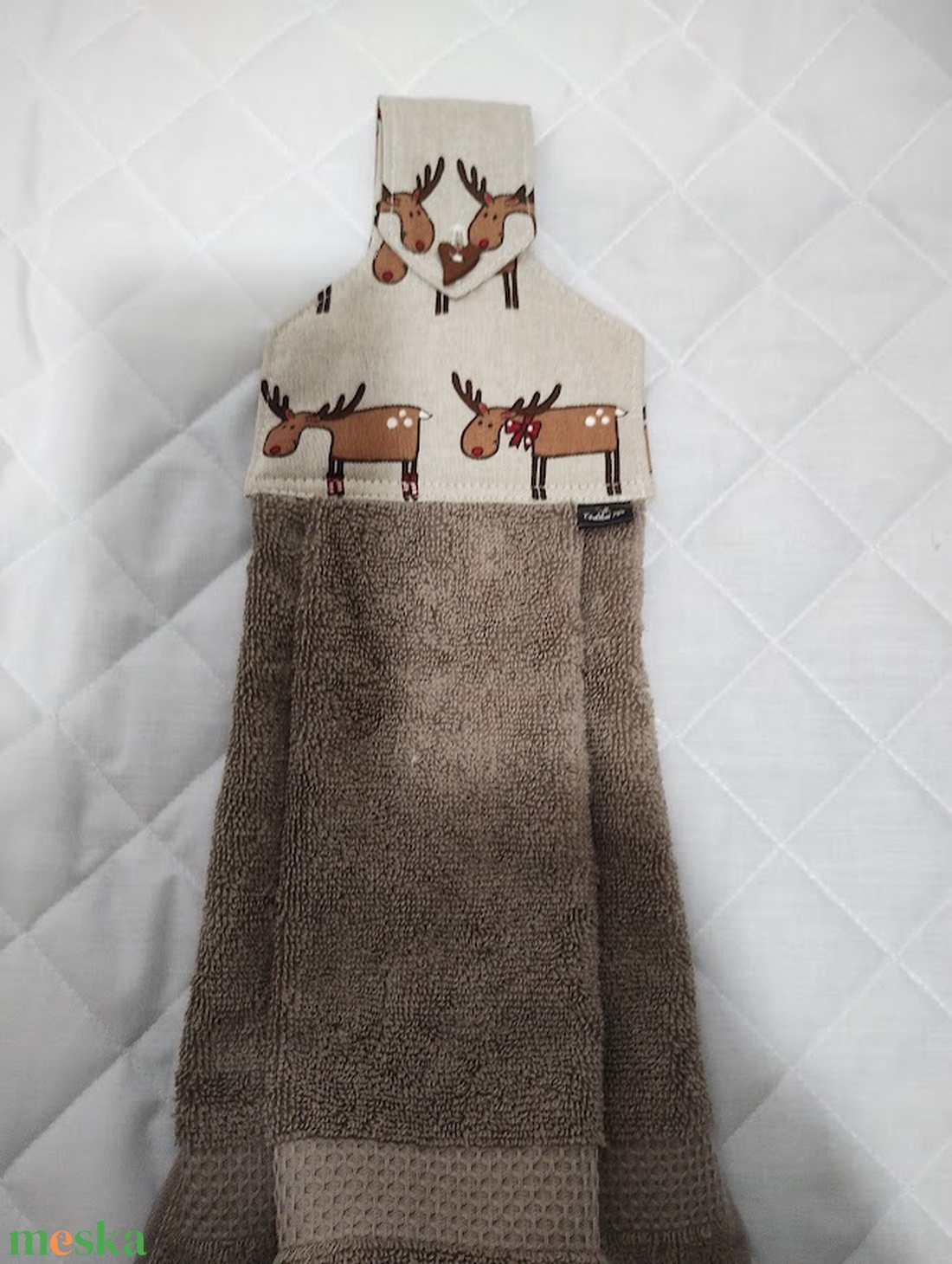 Konyhai törlő, jávorszarvasok... - otthon & életmód - konyhafelszerelés, tálalás - konyhai textil - konyharuha & törlőkendő - Meska.hu