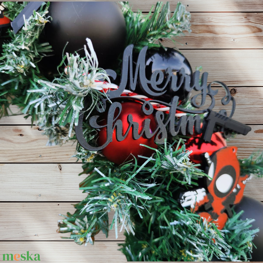 Deadpool ajtódísz - karácsony - adventi díszek - adventi ajtódísz - Meska.hu Deadpool ajtódísz - karácsony - adventi díszek - adventi ajtódísz - Meska.hu