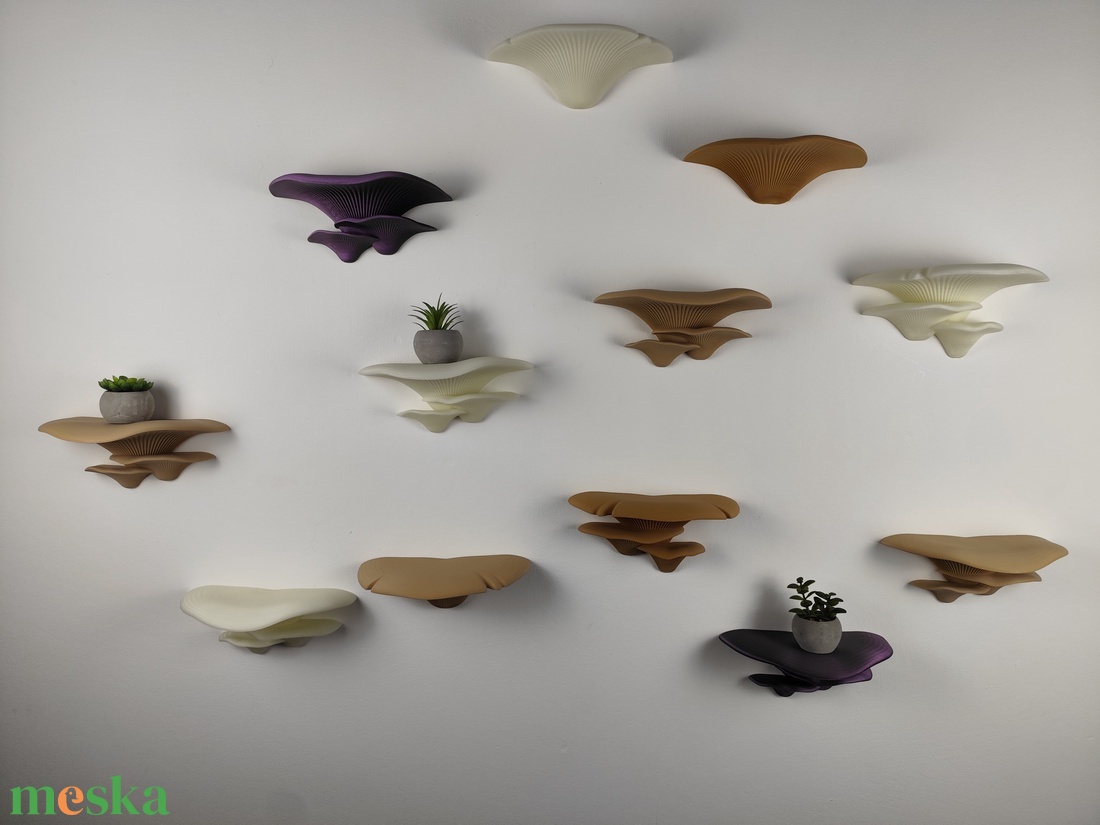 Gomba polcok (2db) - otthon & életmód - bútor - polc - Meska.hu