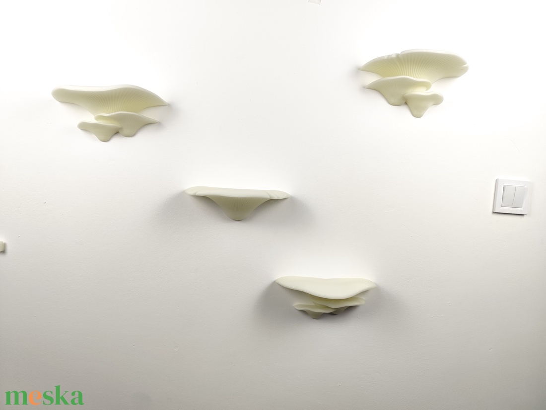 Gomba polcok - sötétben világító - otthon & életmód - bútor - polc - Meska.hu