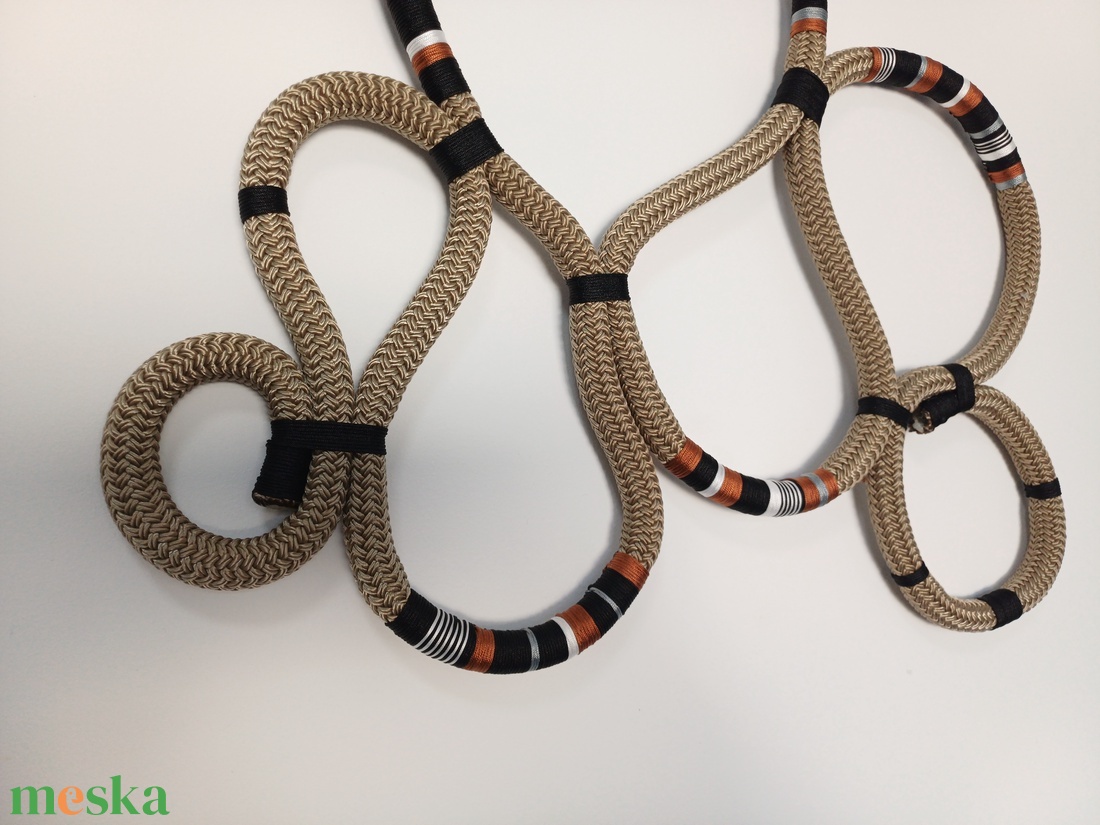 Modern boho fali dekoráció földszínekkel - otthon & életmód - dekoráció - fali és függő dekoráció - falra akasztható dekor - Meska.hu