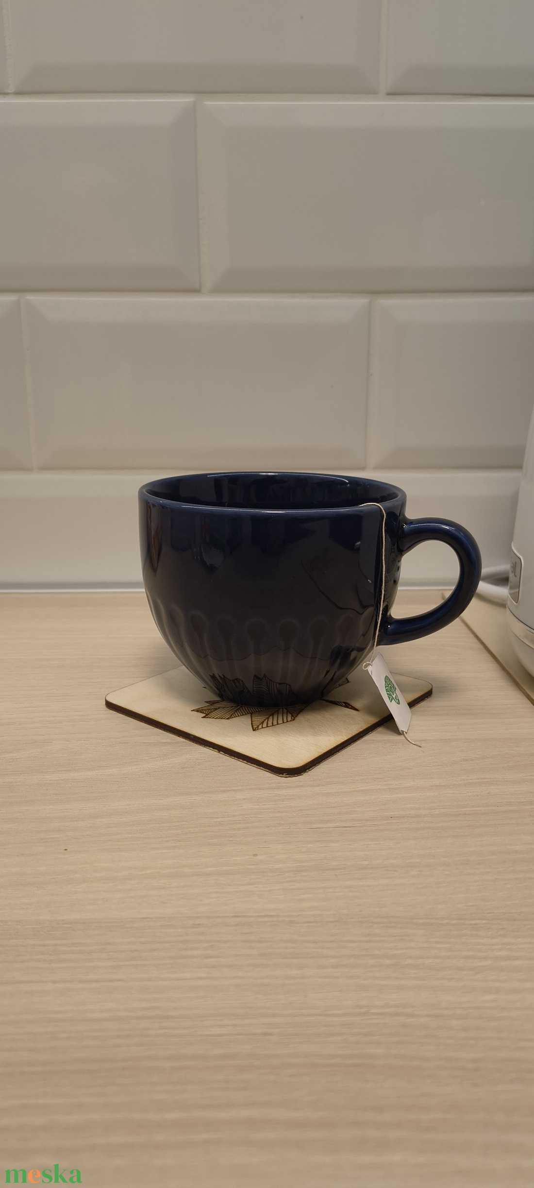 Falevélmintás poháralátét - otthon & életmód - konyhafelszerelés, tálalás - tálalás - tányér- és poháralátét - Meska.hu